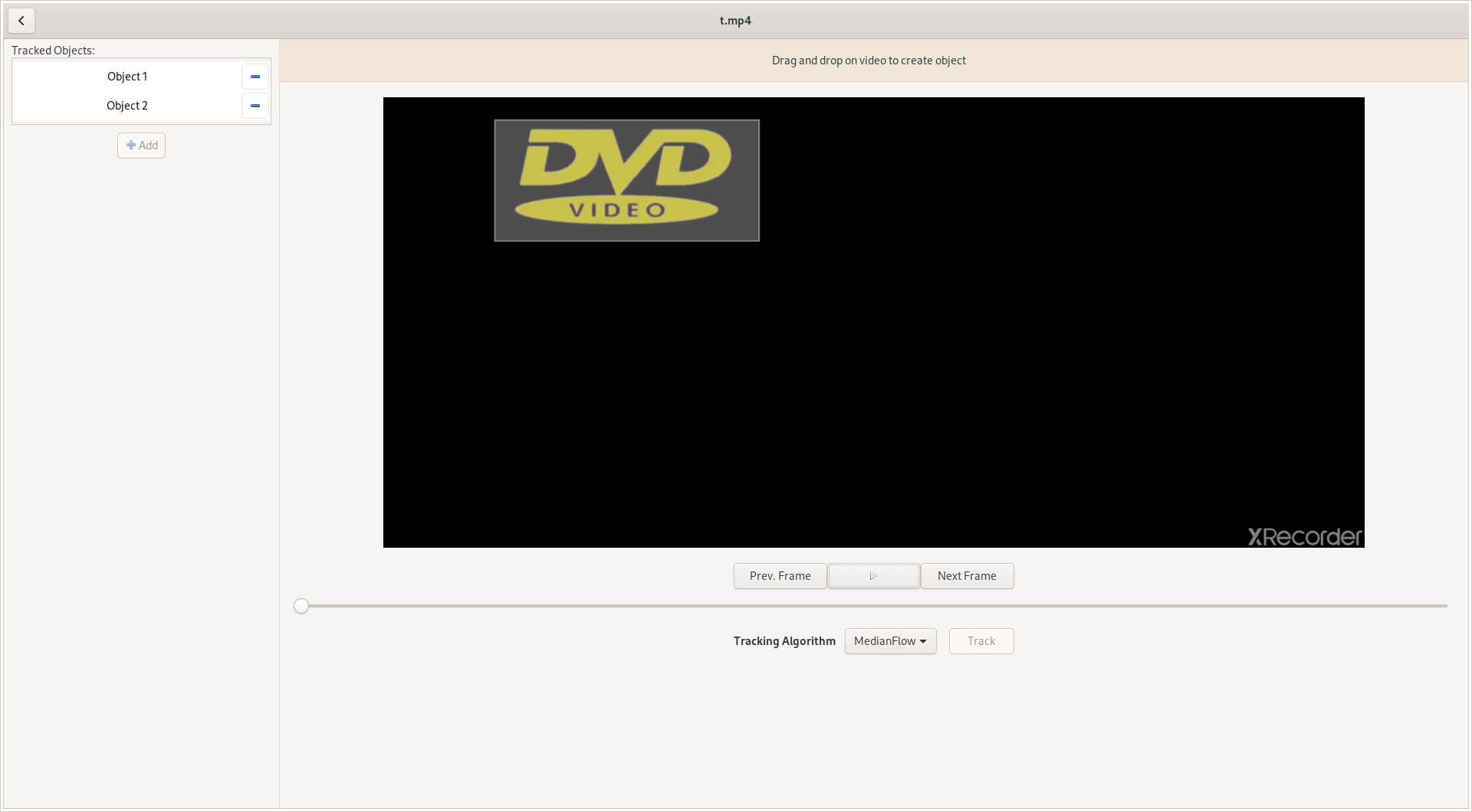 Added an infobar to show instructions